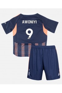 Nottingham Forest Taiwo Awoniyi #9 Jalkapallovaatteet Lasten Kolmas peliasu 2023-24 Lyhythihainen (+ Lyhyet housut)